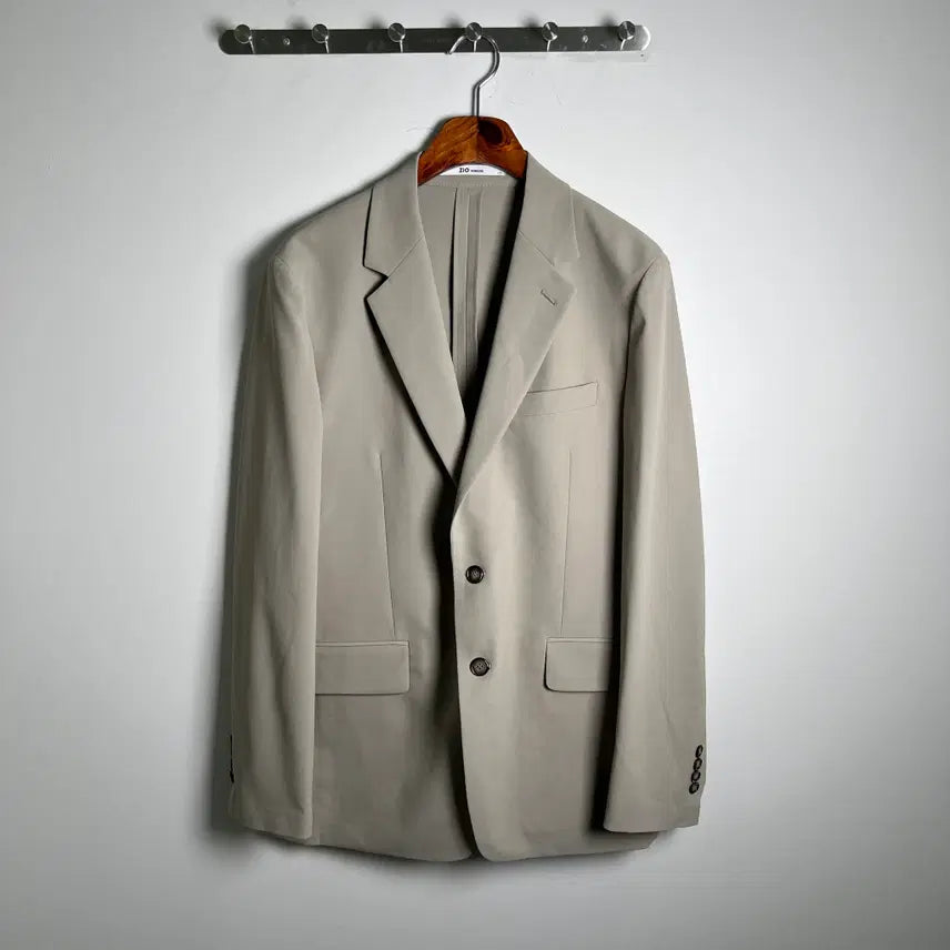 [BUNJANG] ZIOZIA Light Beige Single Blazer Jacket (Size 105) / 지오송지오 라이트 베이지 싱글 블레이저 자켓 105