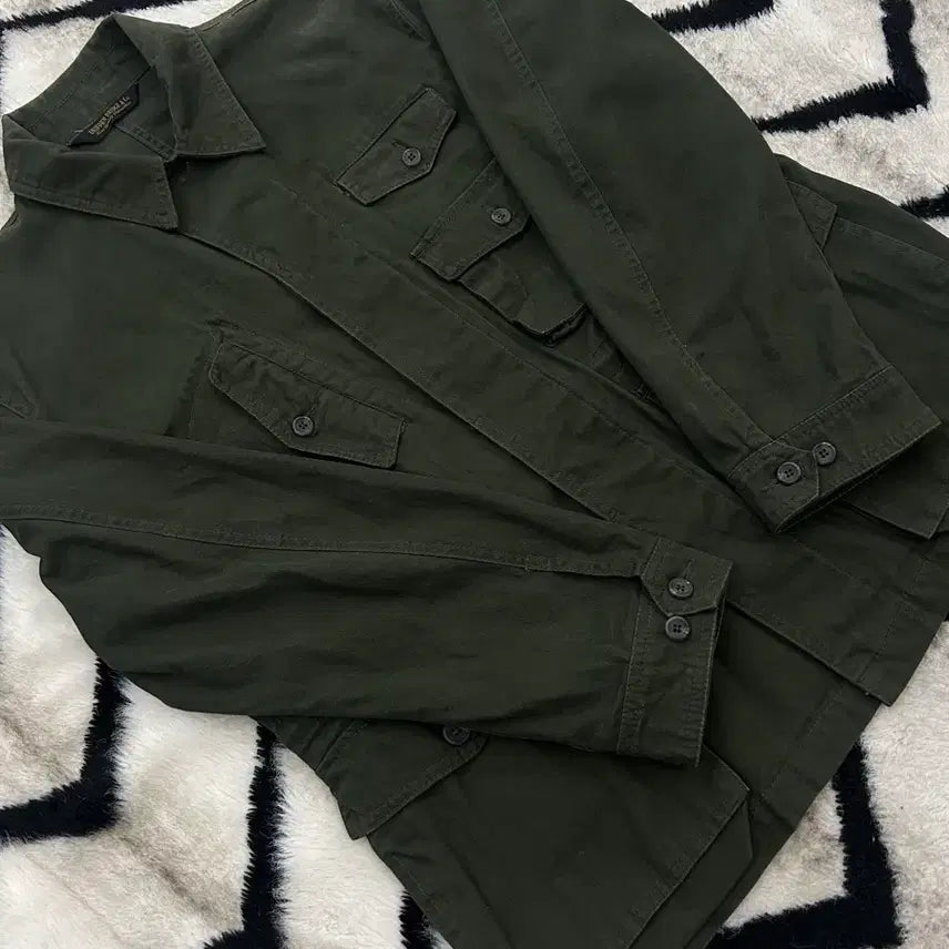 [BUNJANG] Uniform Bridge Combat Field Jacket Khaki / [L]유니폼브릿지 컴뱃 필드 자켓/카키
