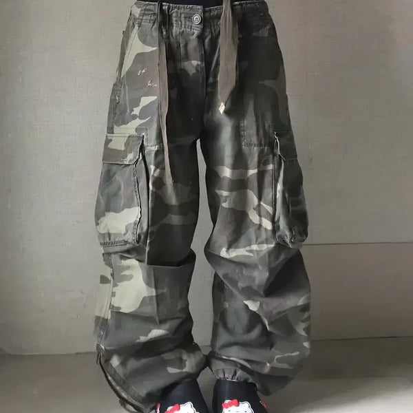 [BUNJANG] Abercrombie & Fitch Vintage Camo Cargo Pants / 아베크롬비 빈티지 카모 카고 팬츠