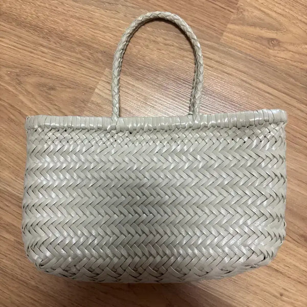 [BUNJANG] Dragon Bag Mini Flat Gola Pearl Leather Bag / 드래곤백 미니플랫고라 펄