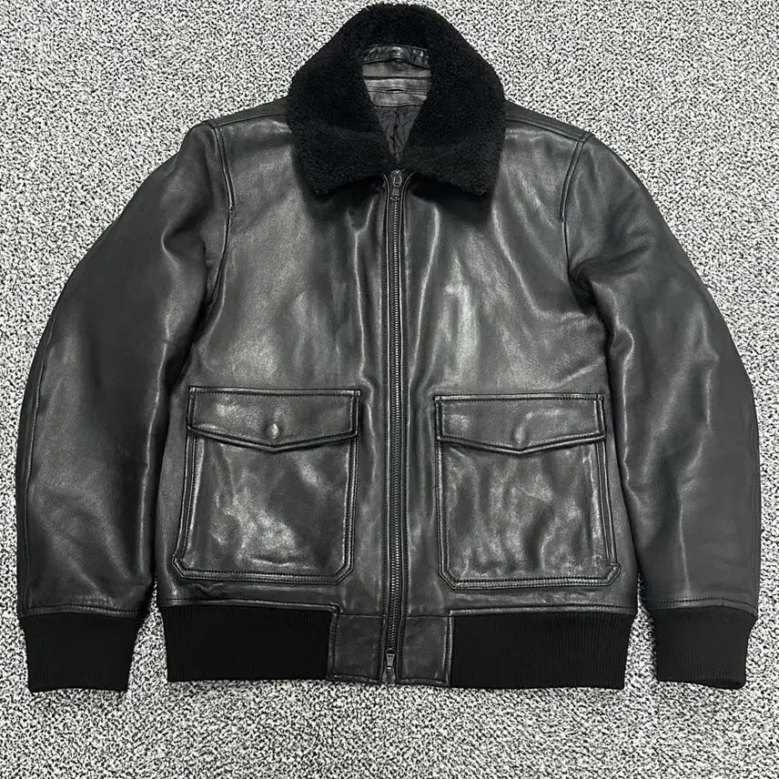 [BUNJANG] Allegri Genuine 100% Lambskin Leather Mustang Jacket / >정품 알레그리 양가죽 100% 무스탕 자켓