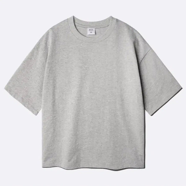 [BUNJANG] JEMUT Boy Cropped Short-Sleeve T-Shirt Grey 2XL / 제멋 / 보이 크롭 반팔티셔츠 그레이 / 2XL