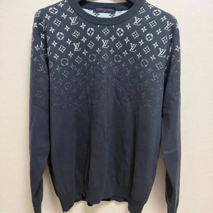 [BUNJANG] Louis Vuitton Gradient Knit XL / (정품)루이비통 그라디언트 그라데이션 니트 xl