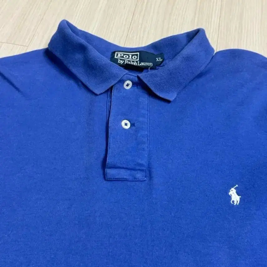 [BUNJANG] Polo Ralph Lauren T-Shirt Blue XL / 폴로 랄프로렌 카라티 블루 XL