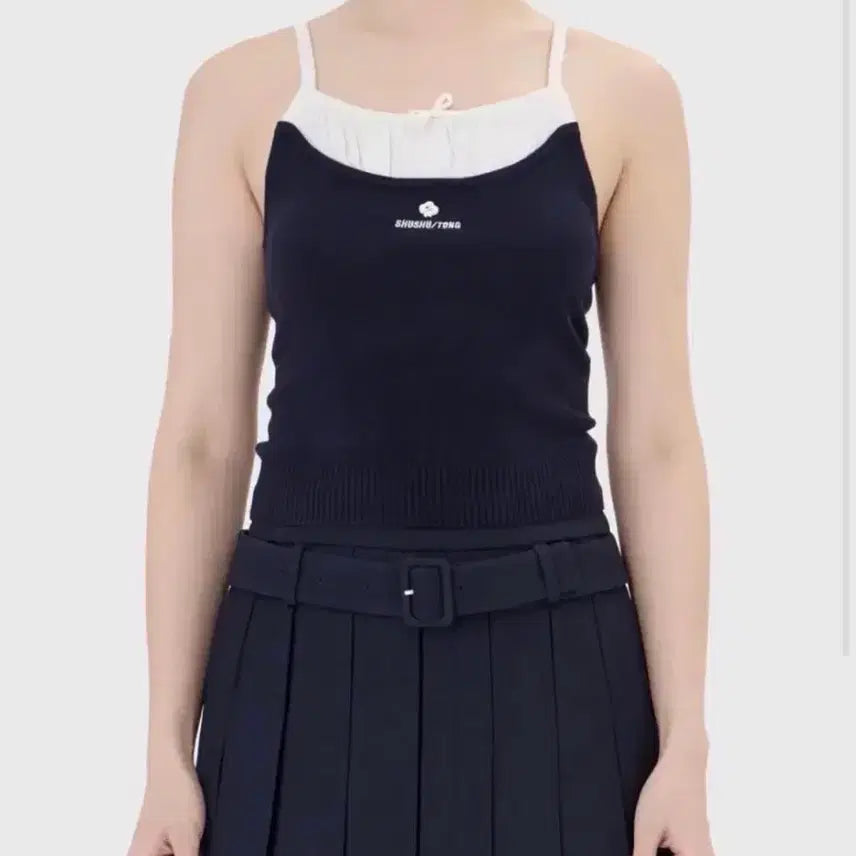 [BUNJANG] Shushutong Knit Sleeveless Top / 슈슈통 니트 슬리브리스
