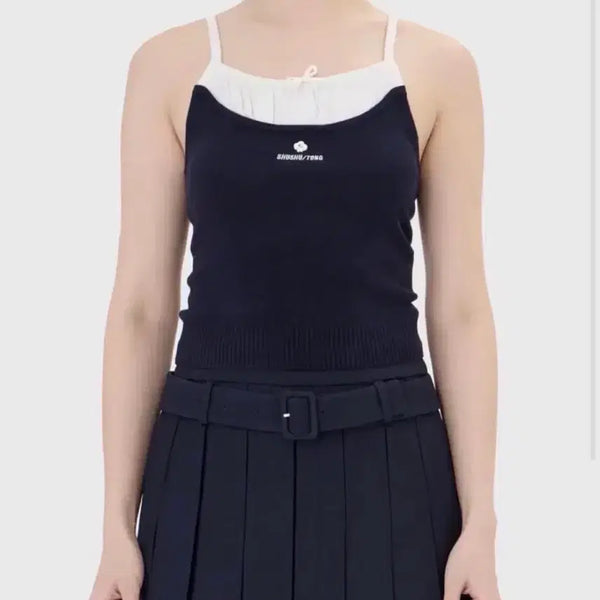 [BUNJANG] Shushutong Knit Sleeveless Top / 슈슈통 니트 슬리브리스
