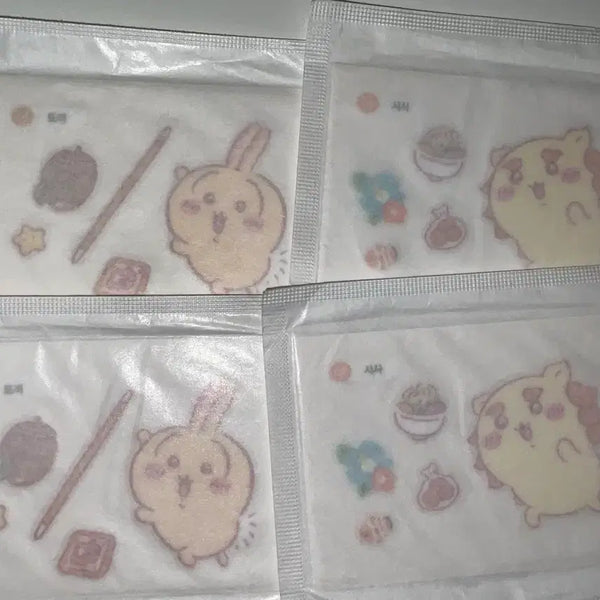 [BUNJANG] Chiikawa Usagi Bagel Chip Sticker / 치이카와 우사기 시사 베이글칩 띠부실 스티커 교환