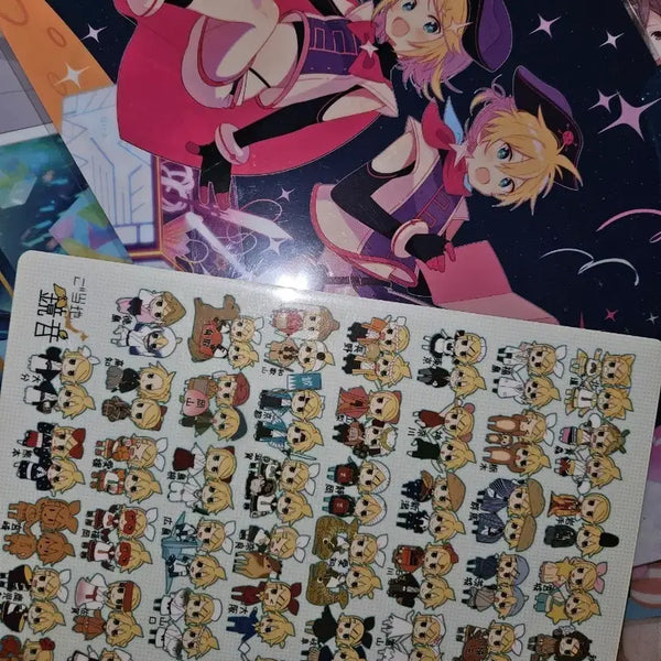 [BUNJANG] Kagamine Rin Len Clear File Set / 카가미네 린 렌 책받침,클리어 파일세트