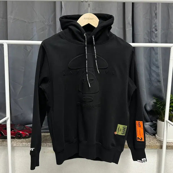 [BUNJANG] BAPE Authentic Black Store Edition Hoodie Men's Size 100 / [ 베이프 ] 정품 / 남성100 / 블랙 매장판 후드티