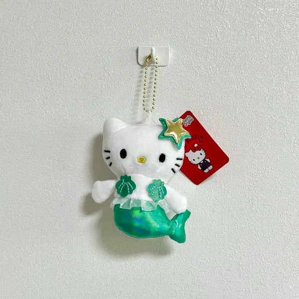 [BUNJANG] Sanrio Hello Kitty Mermaid Keychain Doll / 산리오 헬로 키티 인어 키링 인형