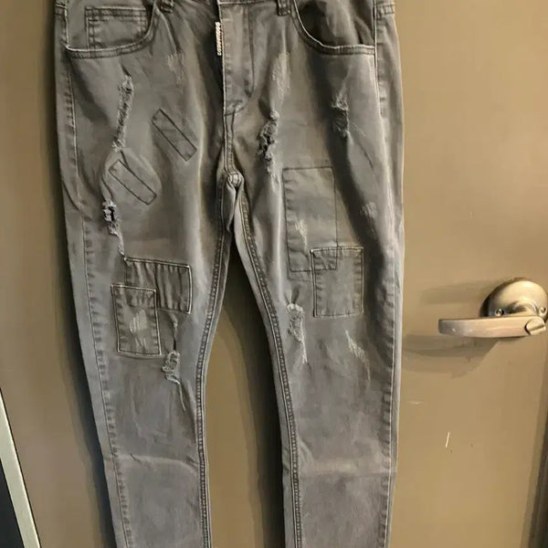 [BUNJANG] DSQUARED2 Grey Denim Pants / 디스퀘어드2 데님 팬츠 그레이 .
