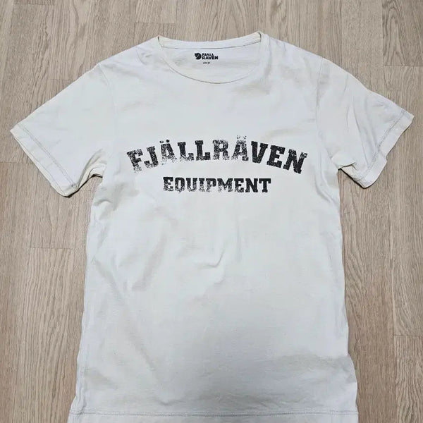 [BUNJANG] Fjällräven Short Sleeve T-Shirt White M / 피엘라벤 반팔 티셔츠 화이트 M