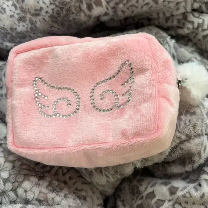 [BUNJANG] Queenny Cosmetic Pouch Pink / 퀸니 파우치 화장품 파우치 핑크