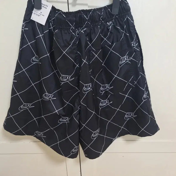 [BUNJANG] Nike Black Logo Pattern Shorts / 나이키 반바지