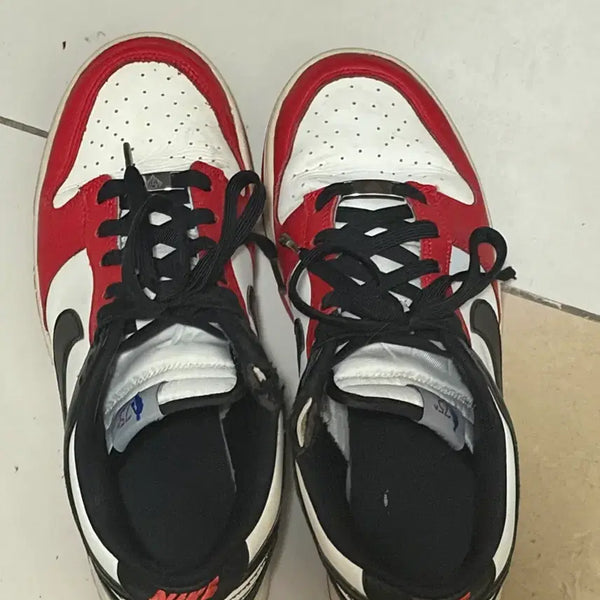 [BUNJANG] Nike x NBA Dunk Low Retro EMB Black Chili Red / 나이키 x NBA 덩크 로우 레트로 EMB 블랙 앤 칠리 레드 280