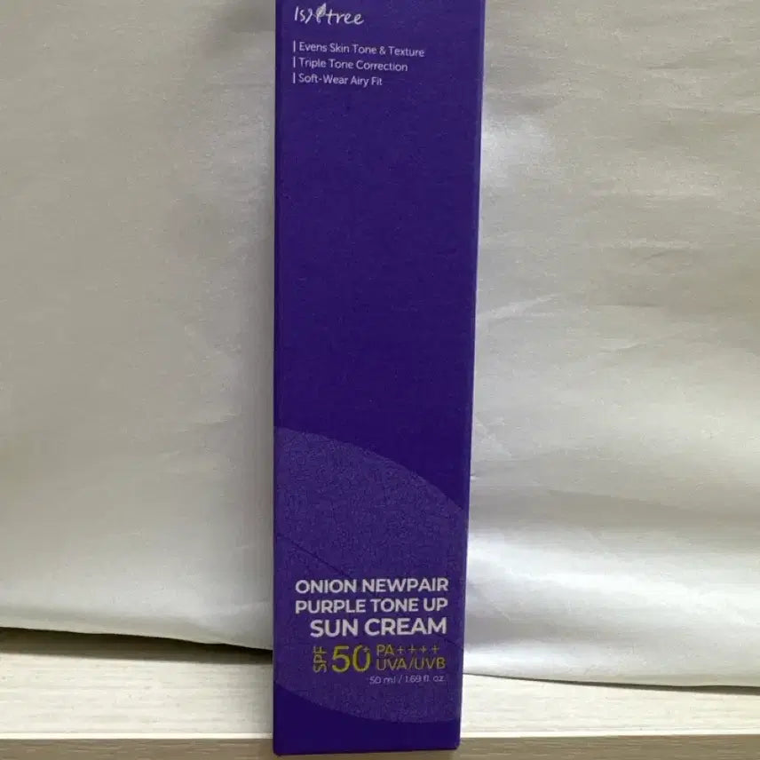 [BUNJANG] Isntree Onion New Pair Purple Tone-Up Sun Cream SPF50+ PA++++ 50ml / (미개봉)이즈앤트리 어니언 뉴페어 퍼플 톤업 선크림 50ml