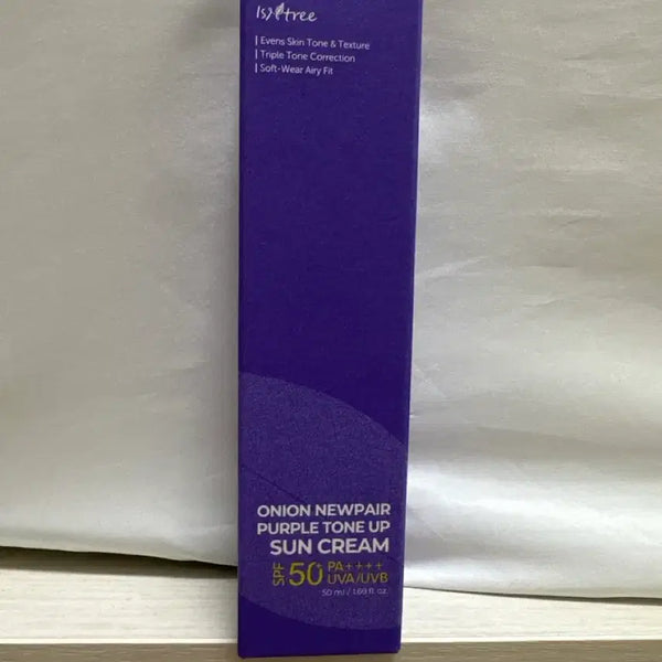 [BUNJANG] Isntree Onion New Pair Purple Tone-Up Sun Cream SPF50+ PA++++ 50ml / (미개봉)이즈앤트리 어니언 뉴페어 퍼플 톤업 선크림 50ml