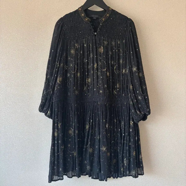 [BUNJANG] All Saints Isobel Beaded Dress US4 / [정품] All Saints 올세인츠 비즈 원피스