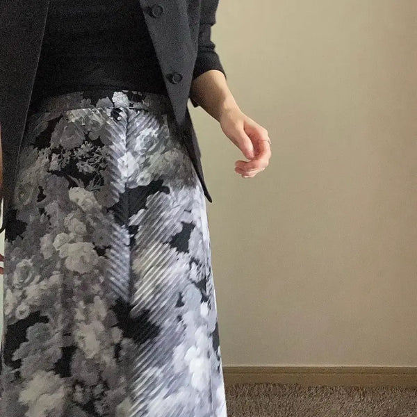 [BUNJANG] Vintage Flower Long Skirt / 빈티지 플라워 롱 스커트