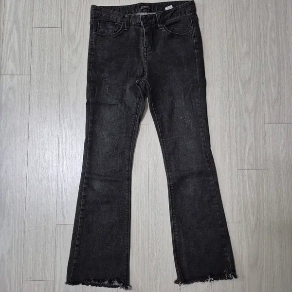 [BUNJANG] Women's Black Bootcut Jeans / 블랙 청바지 부츠컷