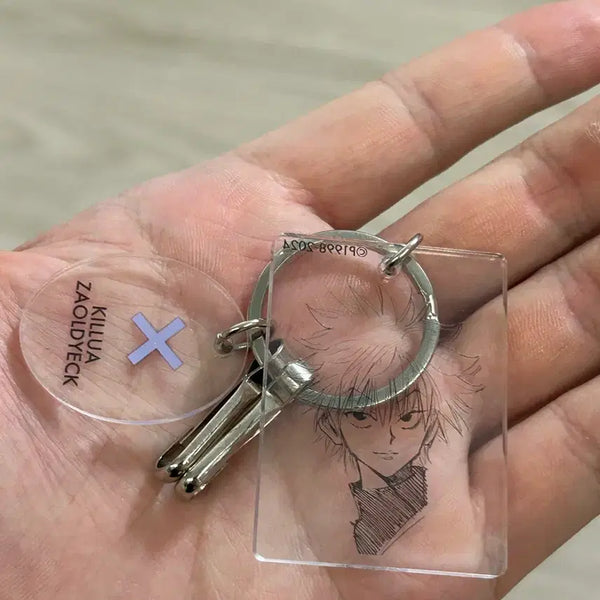 [BUNJANG] Hunter x Hunter Killua Original Art Keyring Charm / 헌터헌터 키르아 원화 키링 참