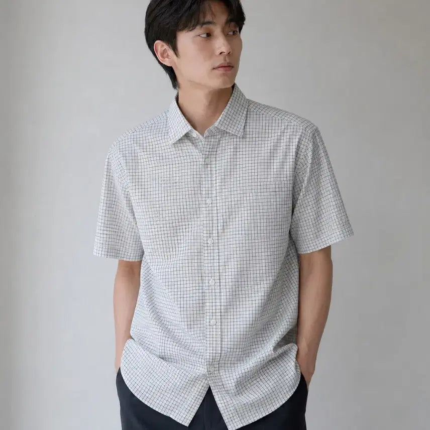 [BUNJANG] Polo Ralph Lauren Plaid Short Sleeve Shirt (F36) / [L] 폴로 랄프로렌 체크 반팔 셔츠 (F36)