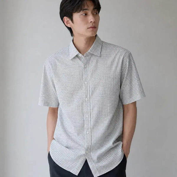 [BUNJANG] Polo Ralph Lauren Plaid Short Sleeve Shirt (F36) / [L] 폴로 랄프로렌 체크 반팔 셔츠 (F36)