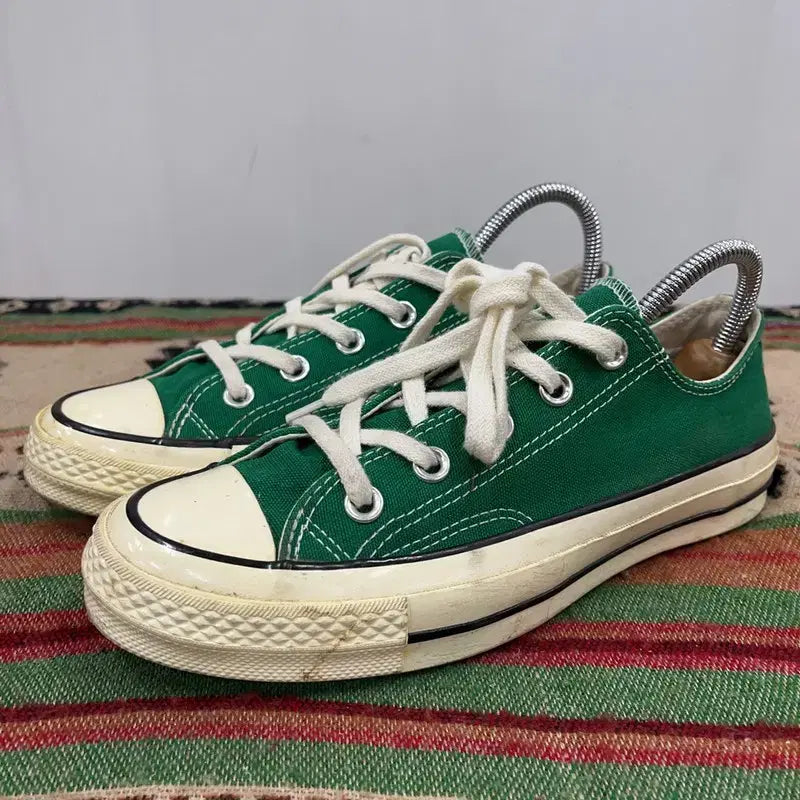 [BUNJANG] Converse Chuck Taylor 70 Low Green Sneakers 230 / 컨버스 척테일러 70 로우 그린 스니커즈 230 X01661