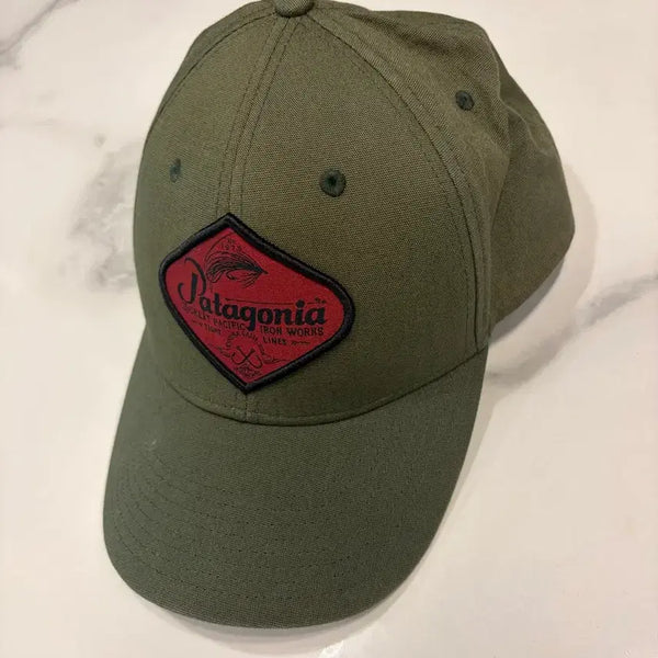 [BUNJANG] Patagonia Khaki Cotton Cap / 파타고니아 볼캡 카키색
