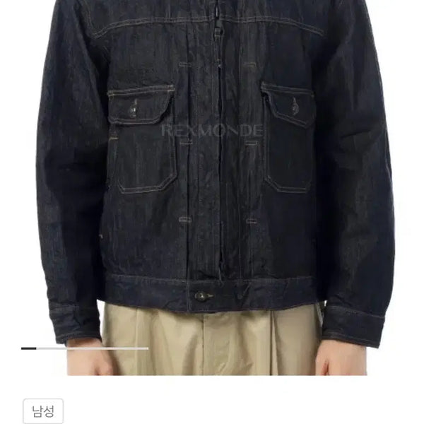 [BUNJANG] Engineered Garments Denim Trucker Jacket Indigo / 엔지니어드 가먼츠 데님 트러커 자켓 인디고 L사이드