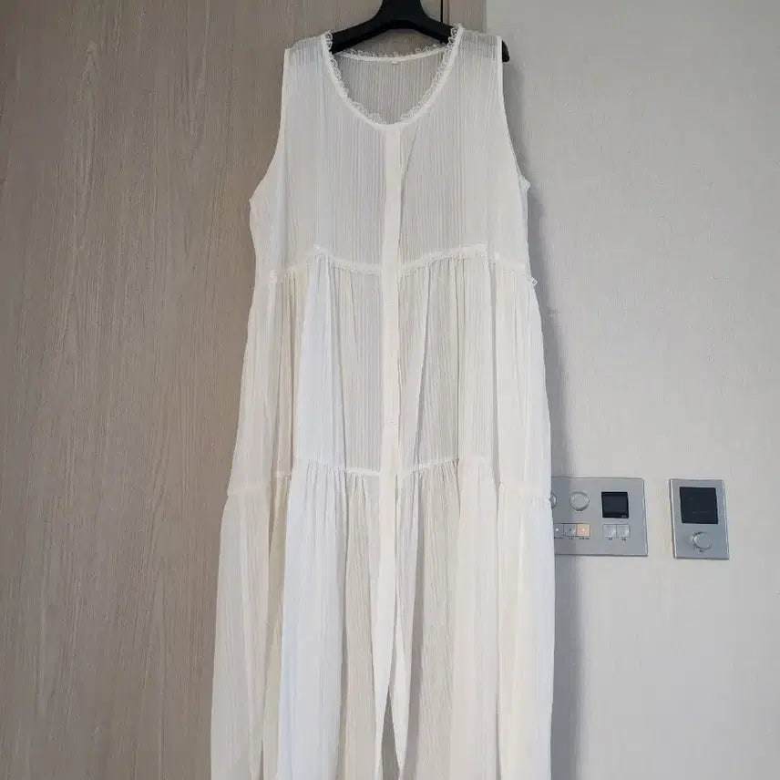 [BUNJANG] Sheer Long Dress / 시스루 원피스