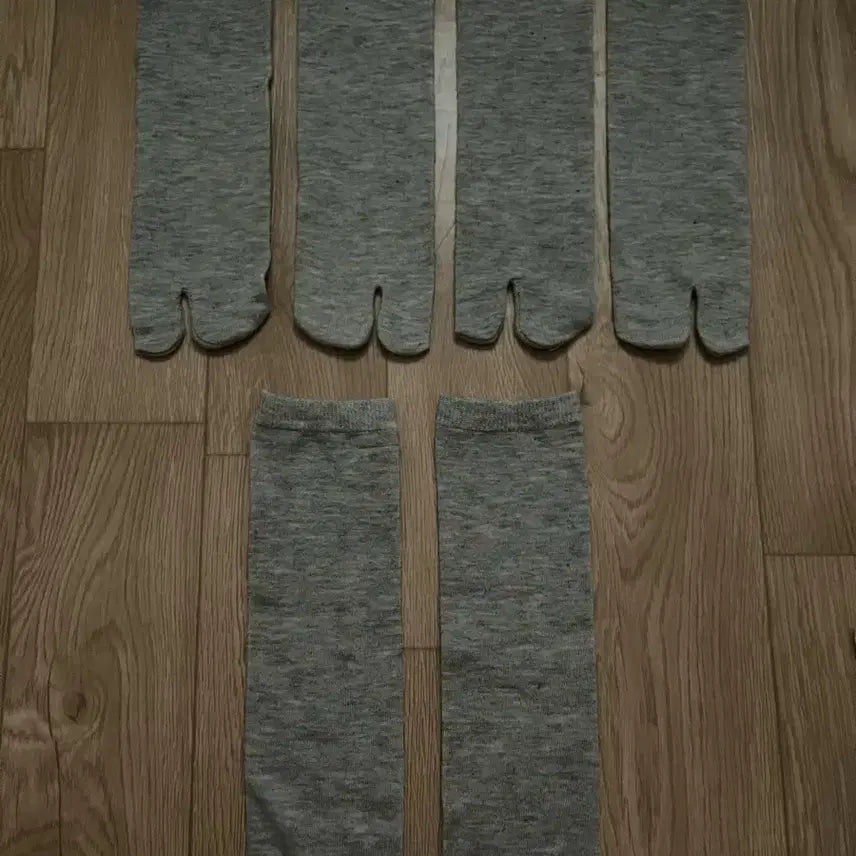 [BUNJANG] Tabi Socks 3 Pairs - Grey / 미착용 새 상품 타비 양말 3켤레 회색