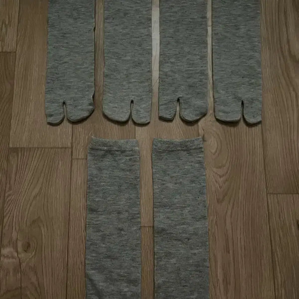 [BUNJANG] Tabi Socks 3 Pairs - Grey / 미착용 새 상품 타비 양말 3켤레 회색