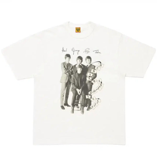 [BUNJANG] Human Made Beatles Short Sleeve T-Shirt White XL / [휴먼메이드] 비틀즈 반팔 화이트 XL