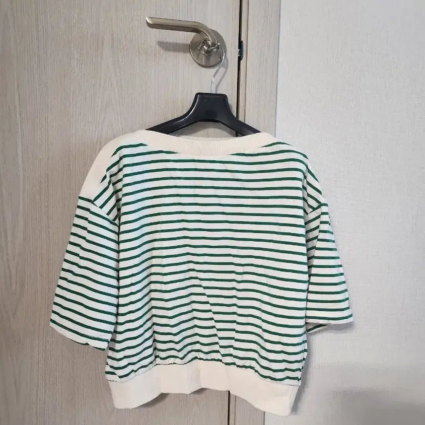 [BUNJANG] Striped Short Sleeve T-Shirt / 반팔 티셔츠