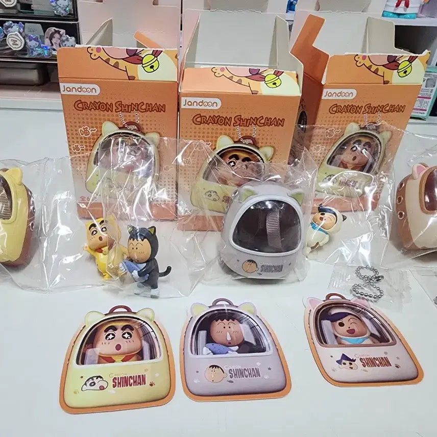[BUNJANG] Crayon Shin-chan Cat Transformation Bag Keyring - Shin-chan / 정품 철수 확정 고양이 변신 가방 키링 짱구