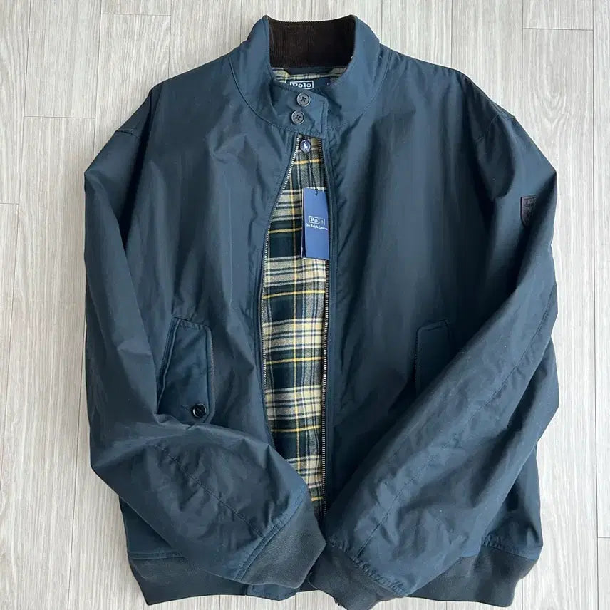 [BUNJANG] Polo Ralph Lauren Oilcloth Baracuta Jacket Navy - New With Tags / 폴로 오일클로스 바라쿠타 자켓