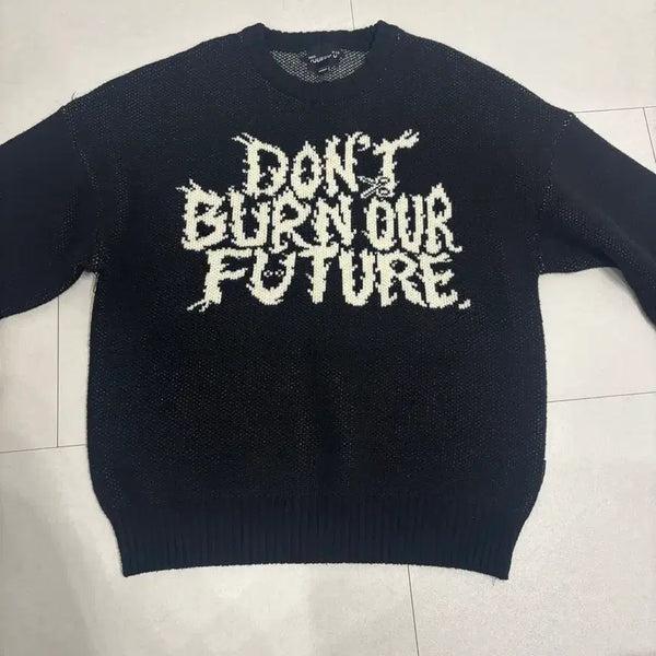 [BUNJANG] AJO BY AJO DBOF Knit Sweater / [L]아조바이아조 DBOF 니트 스웨터