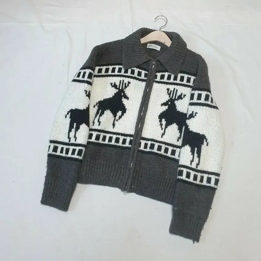 [BUNJANG] Partimento Cowichan Zip-Up Cardigan Women's / 파르티멘토 코위찬 집업 여성