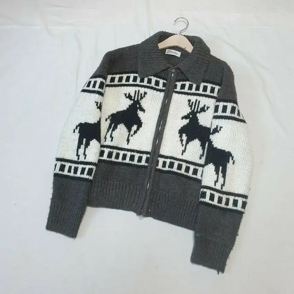 [BUNJANG] Partimento Cowichan Zip-Up Cardigan Women's / 파르티멘토 코위찬 집업 여성