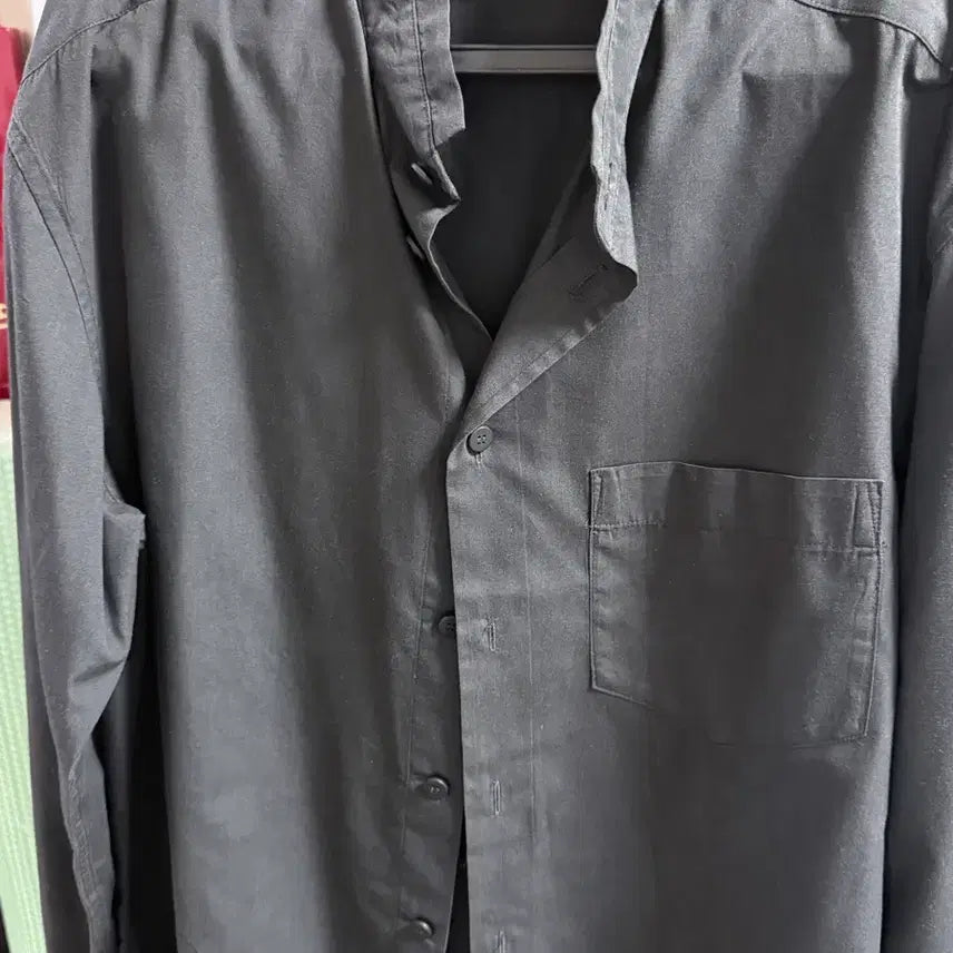 [BUNJANG] Issey Miyake Men Mandarin Collar Shirt Black Size 3 / 이세이미야케 맨 만다린카라 셔츠 3사이즈 블랙