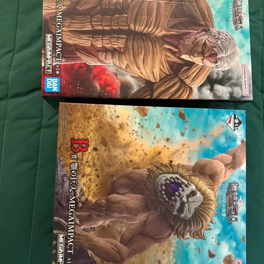 [BUNJANG] Attack on Titan Armor Titan (A Prize) & Jaw Titan (B Prize) Bundle / (택포 66.5) 진격의거인 갑옷거인 a상, 턱거인 b상 일괄 판매