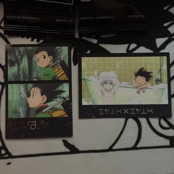 [BUNJANG] Hunter x Hunter Gon & Killua Polaroid Card Set / 헌터헌터 곤 키르아 폴라로이드 카드
