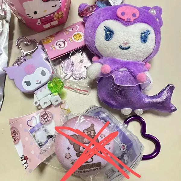[BUNJANG] Sanrio Kuromi Keyring & Plush Bundle Set / 일괄 산리오 쿠로미 키링 인형 가챠