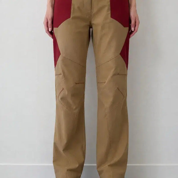 [BUNJANG] Trepassech Hiking Pants Beige/Red Size 32/33 / 32~33/택달린새상품/트레패스 등산바지 베이지/레드