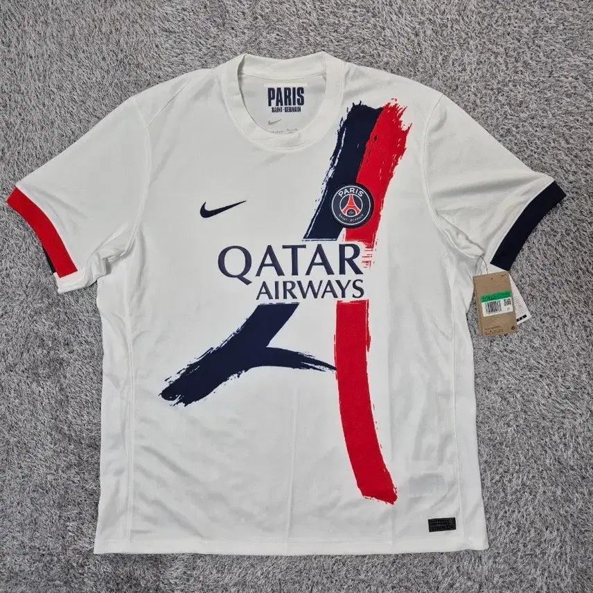 [BUNJANG] Nike Paris Saint-Germain Away Short Sleeve XL / [새상품]나이키 파리생제르맹 어웨이 반팔 XL(110)