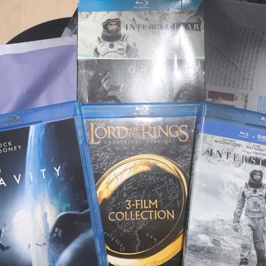 [BUNJANG] The Lord of the Rings Trilogy, Gravity, Interstellar Blu-ray Collection (English Subtitles) / 블루레이  반지의 제왕 그래비티 인터스텔라 영어 자막