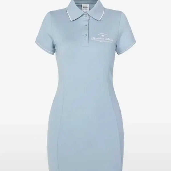[BUNJANG] Bad Blood Pique Polo Mini Dress / 배드블러드 피케 폴로 미니 원피스