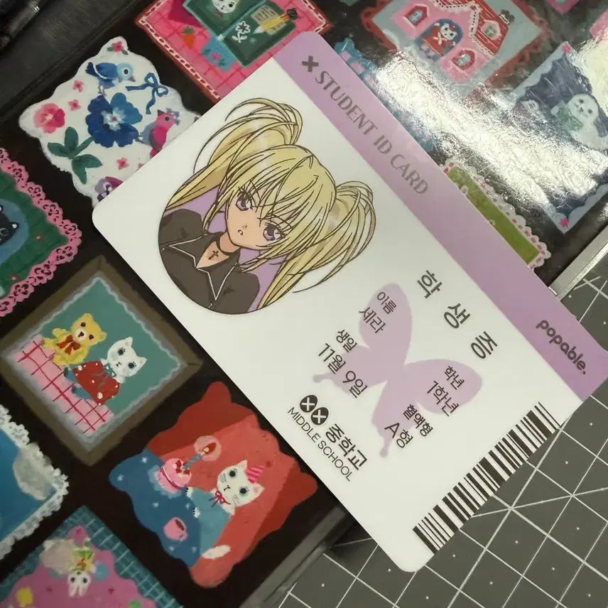 [BUNJANG] Chobits Chii Student ID Card / 캐릭캐릭 체인지 팝퍼블 세라 학생증 콜카