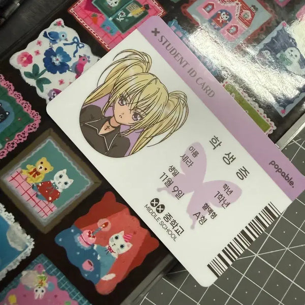 [BUNJANG] Chobits Chii Student ID Card / 캐릭캐릭 체인지 팝퍼블 세라 학생증 콜카